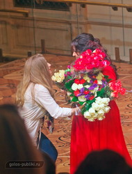 Елена Зеленская на концерте в Бетховенском зале Большого театра, 19 мая 2016