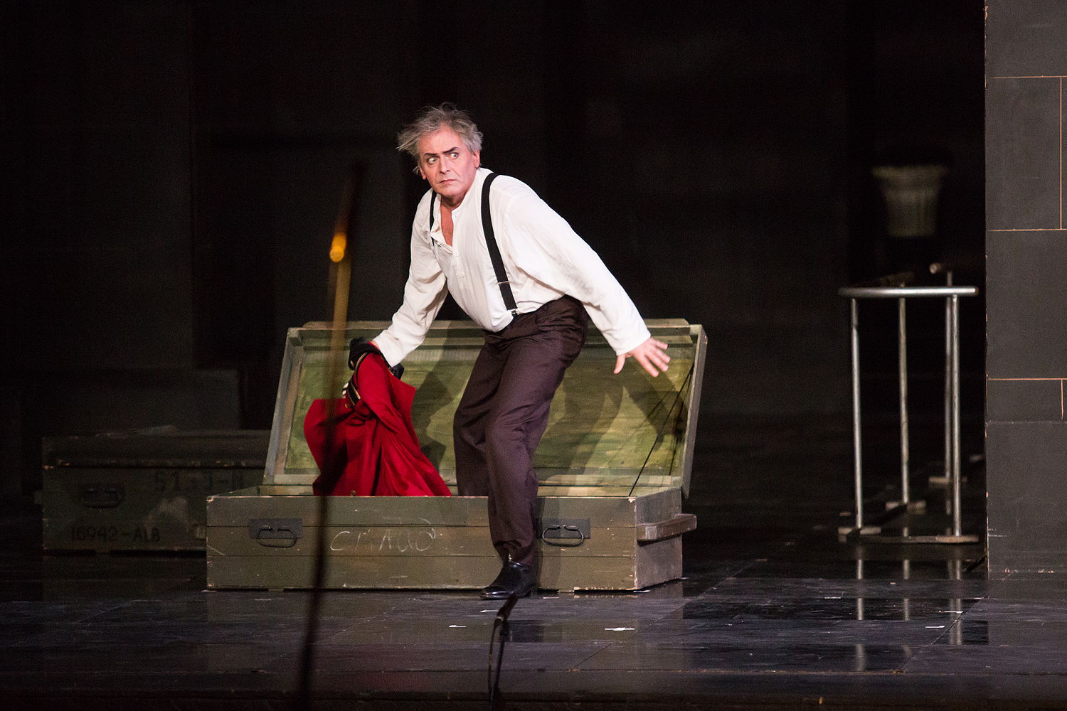 Борис Стаценко в роли Набукко (Новая Опера, 21 марта 2014). Фото Даниила Кочеткова