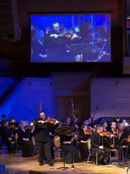 Лев Журбин исполняет концерт Александра Журбина для альта с оркестром (Светлановский зал ММДМ, 22 октября 2015)
